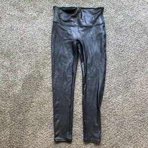 Spanx faux leather leggings